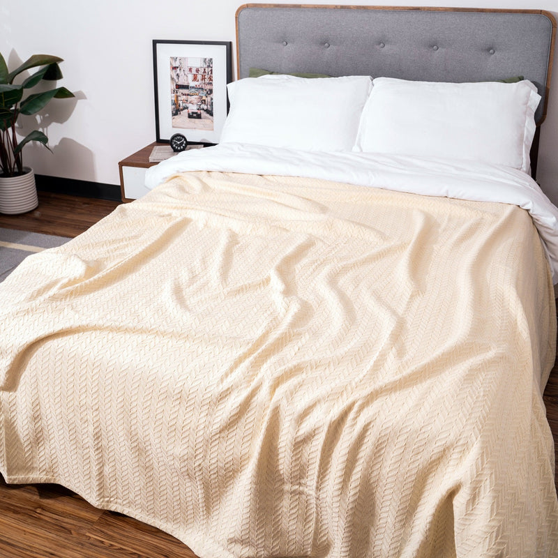 Herringbone Cotton Blanket